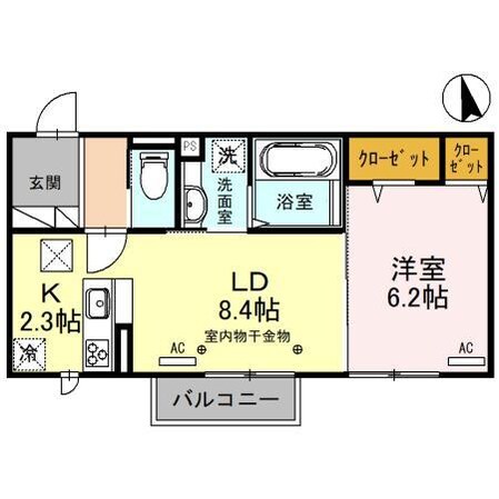 МＮハウス中居（高崎市中居町）の物件間取画像